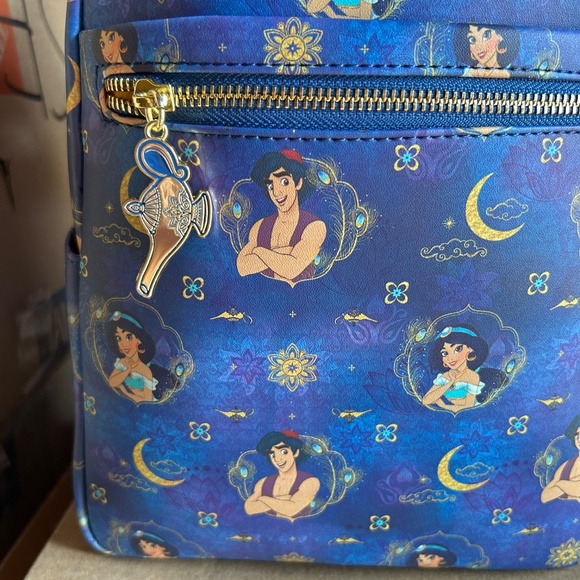 Loungefly Disney Aladdin Jasmine Mini Backpack AOP Magic Lamp Exclusive main image 7